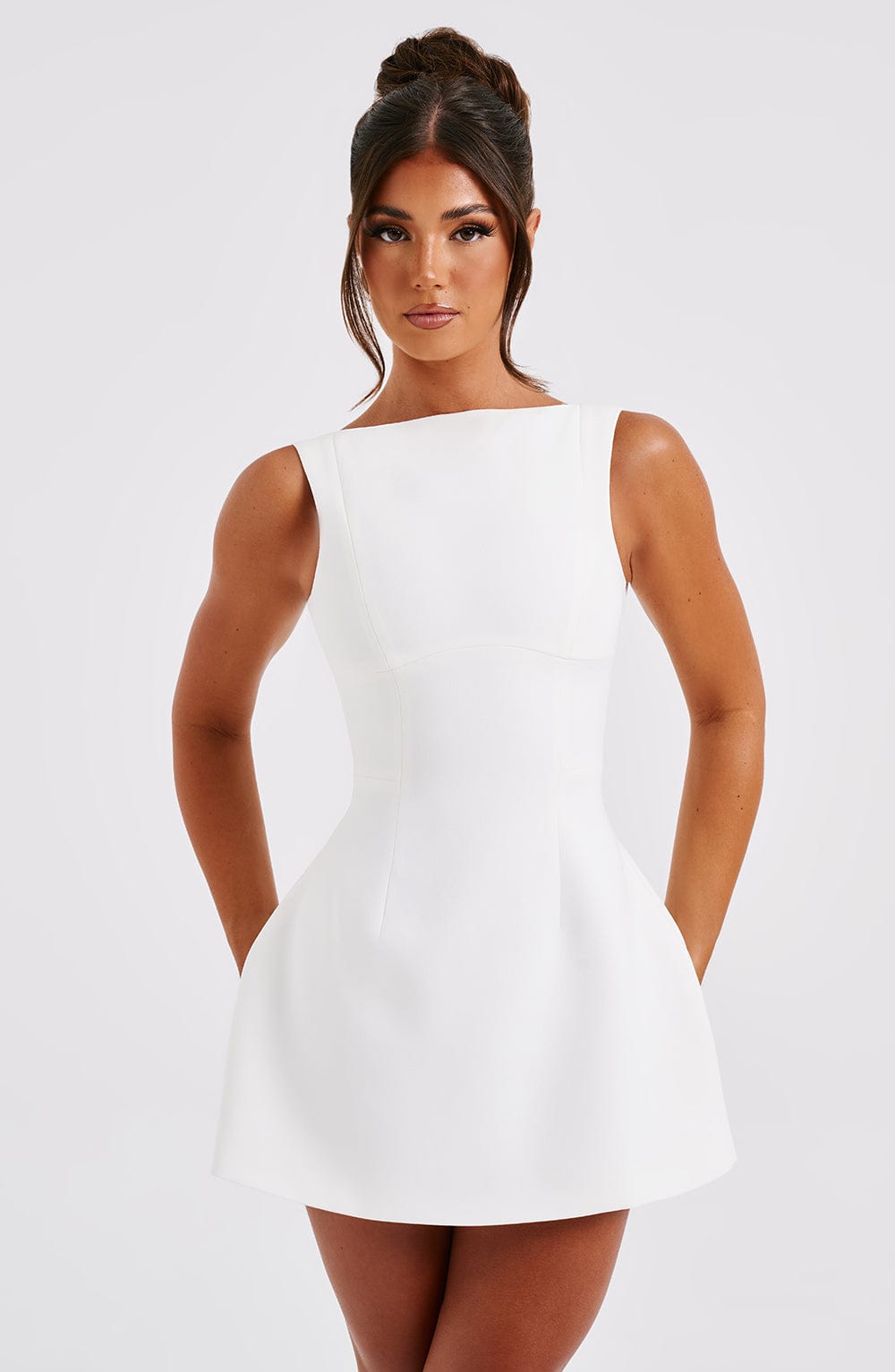 ZARIA MINI DRESS - IVORY