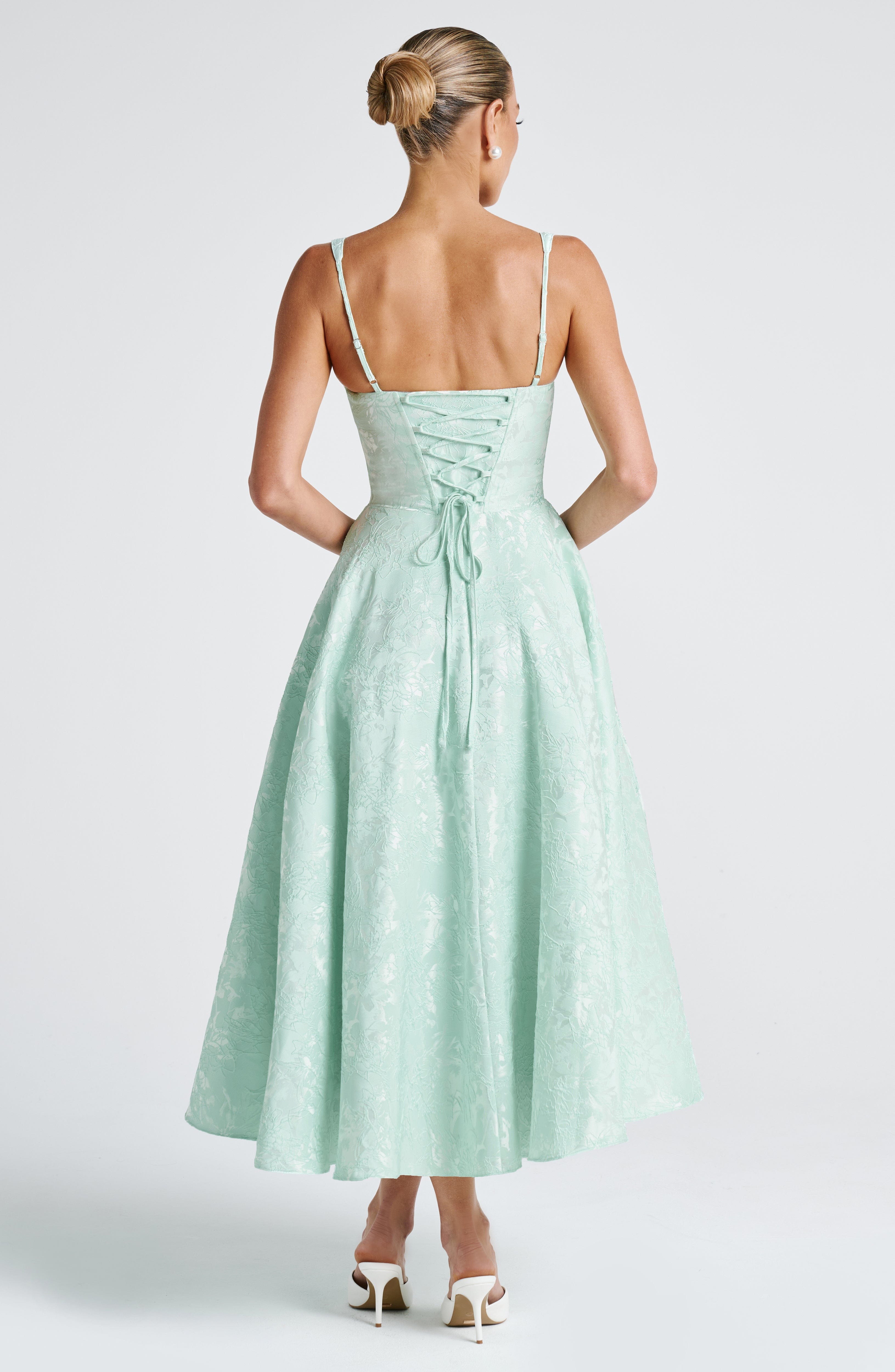 CELINE MIDI DRESS - MINT