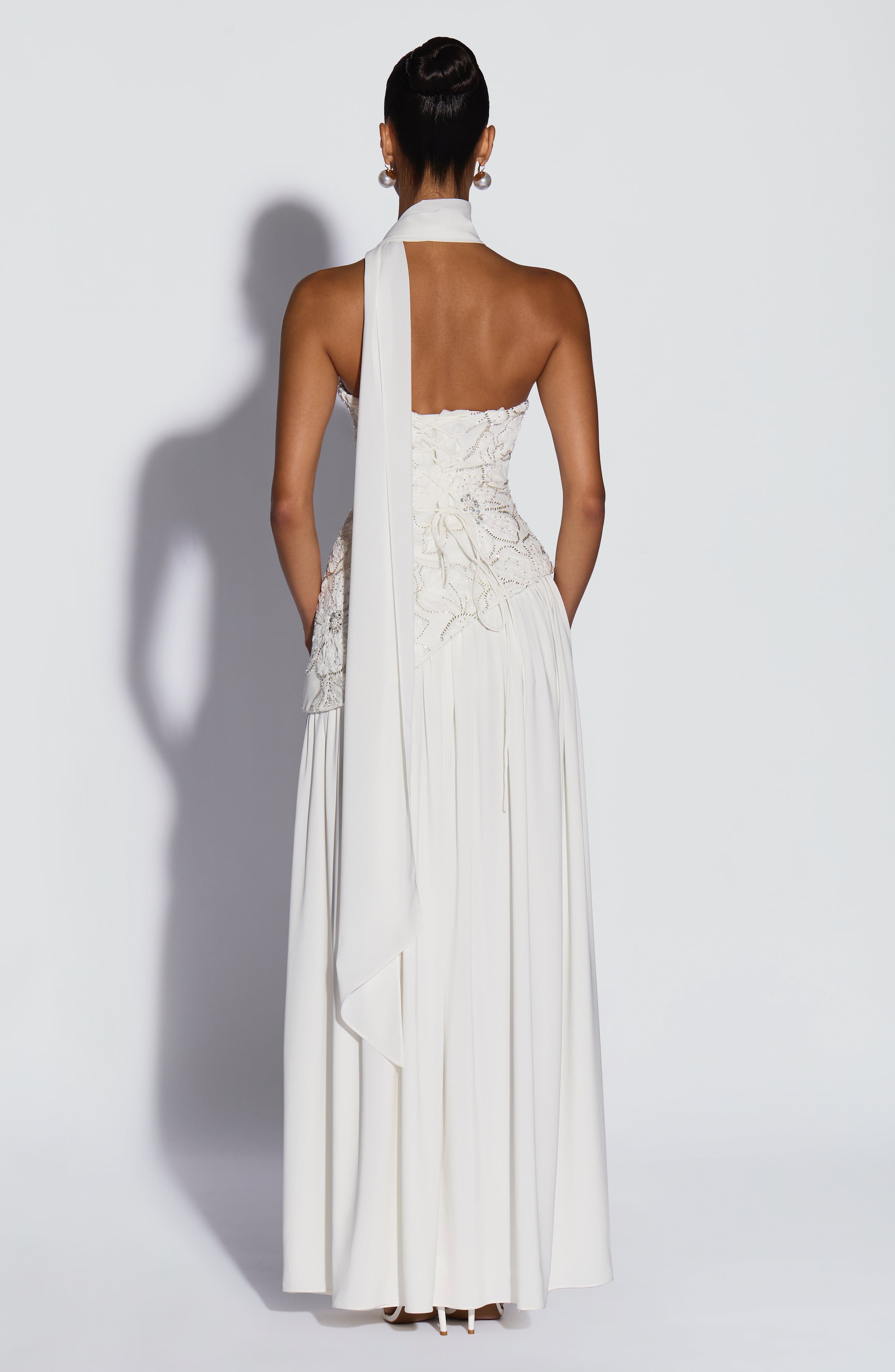 AURELIA MAXI DRESS - IVORY