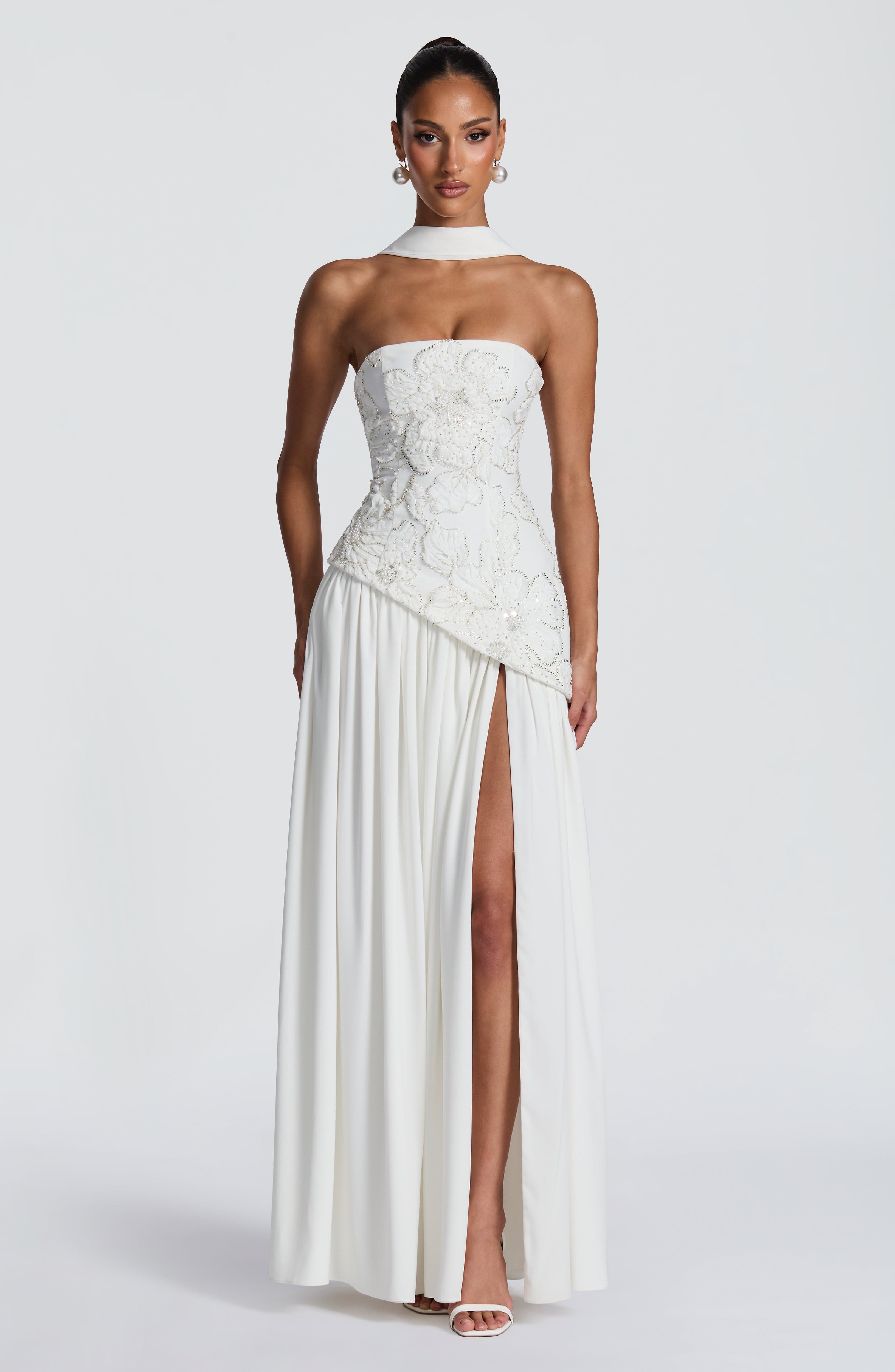 AURELIA MAXI DRESS - IVORY