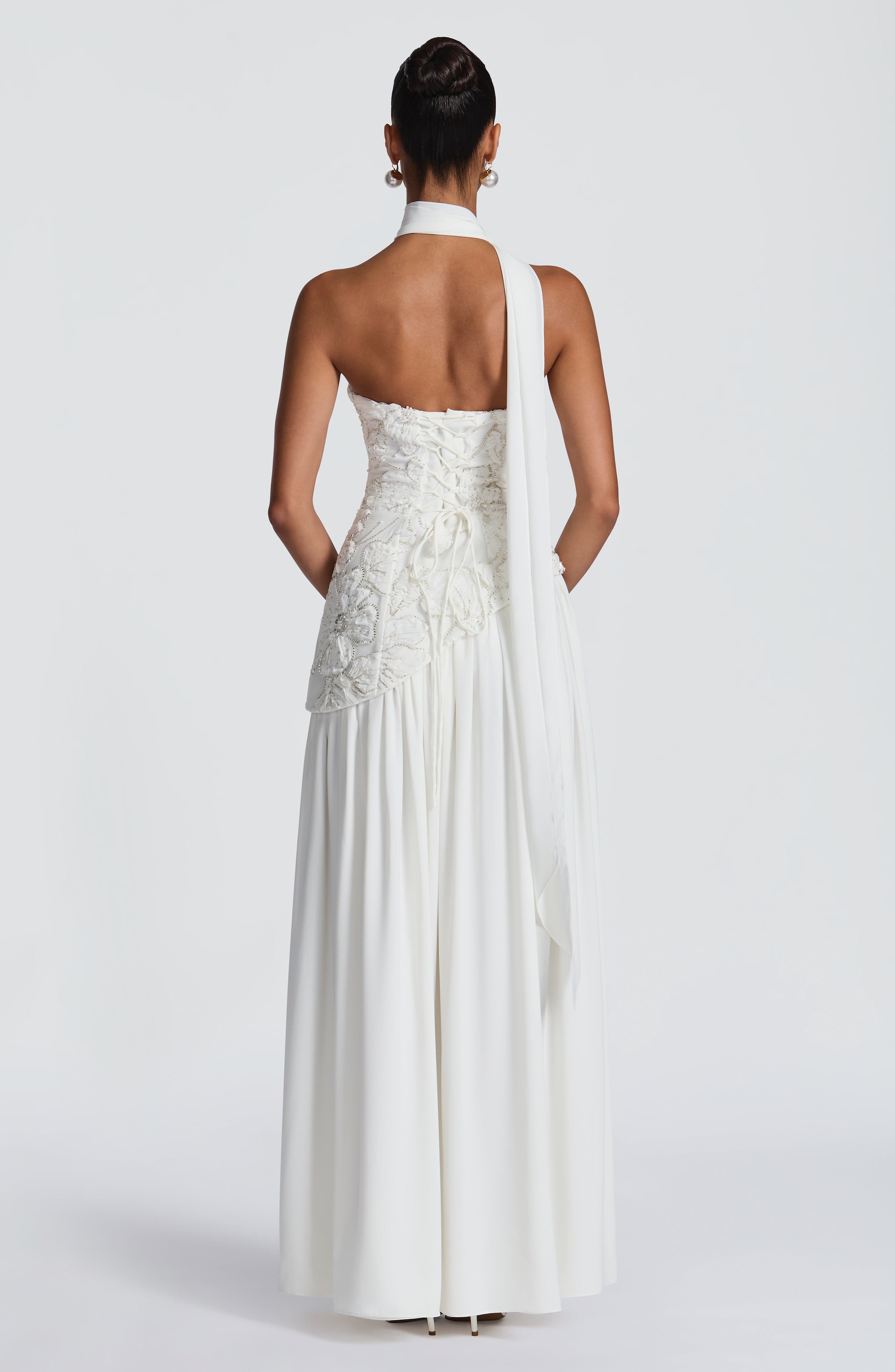 AURELIA MAXI DRESS - IVORY