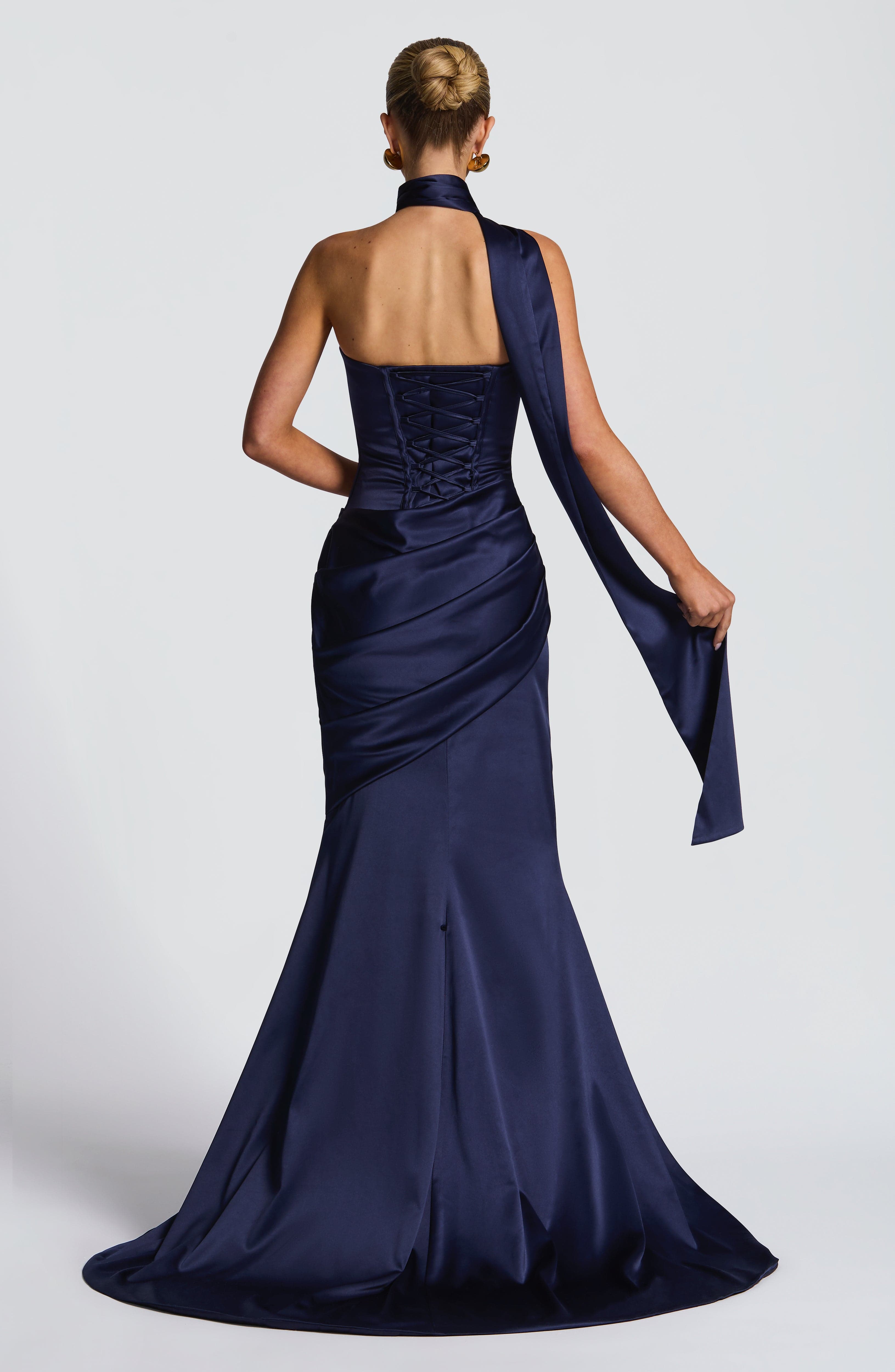 SYBIL MAXI DRESS - NAVY