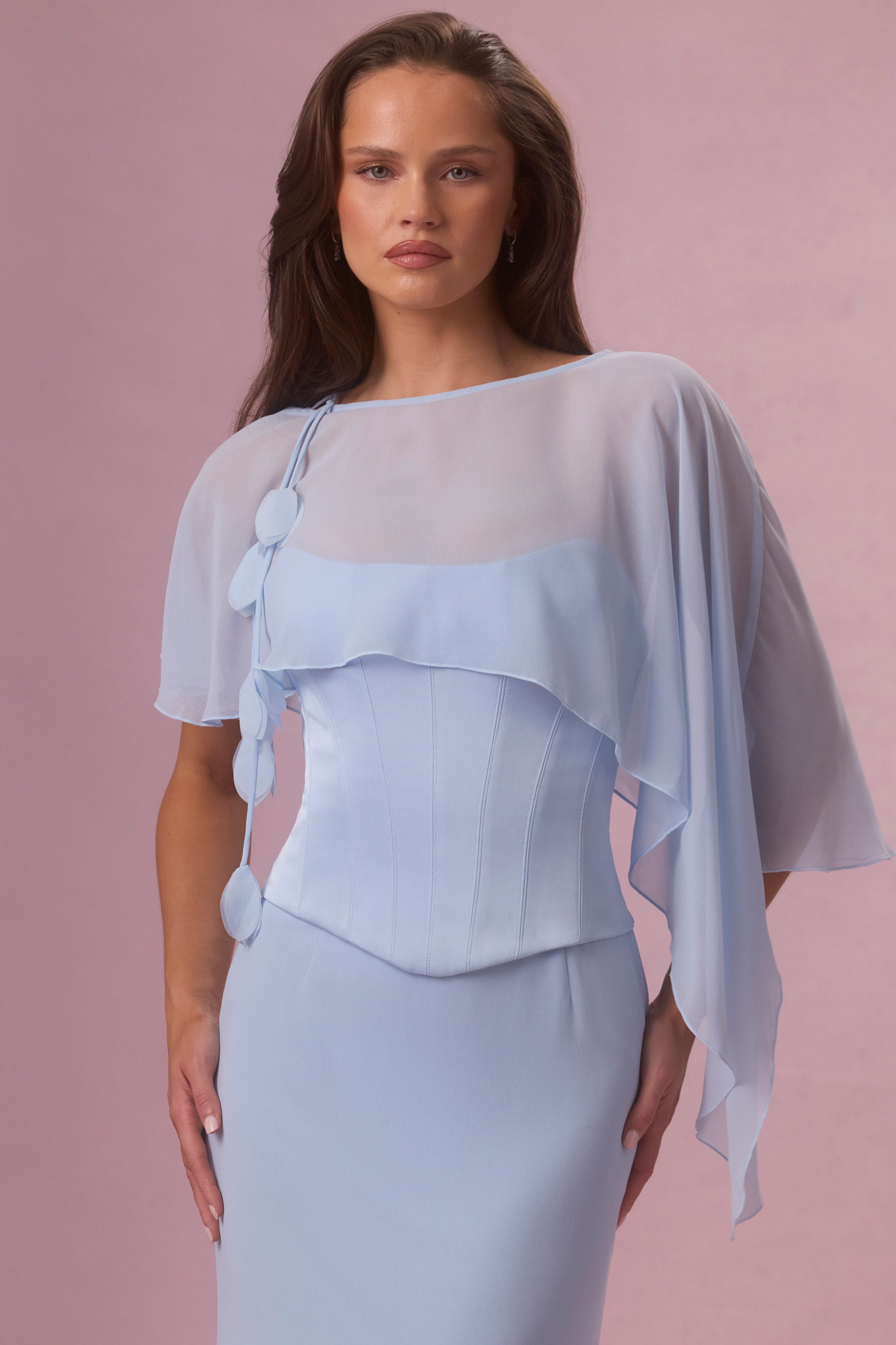 SERENA MAXI DRESS - SKY BLUE