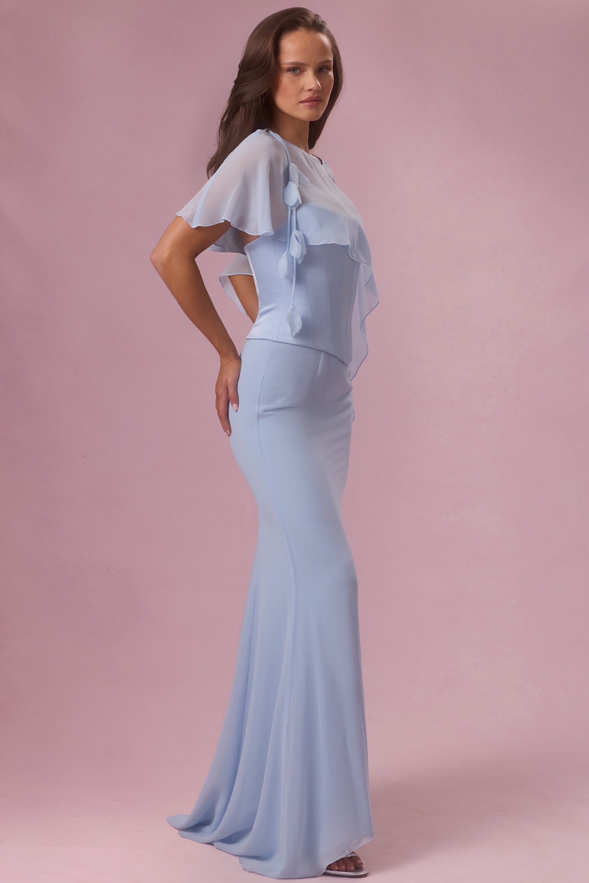 SERENA MAXI DRESS - SKY BLUE