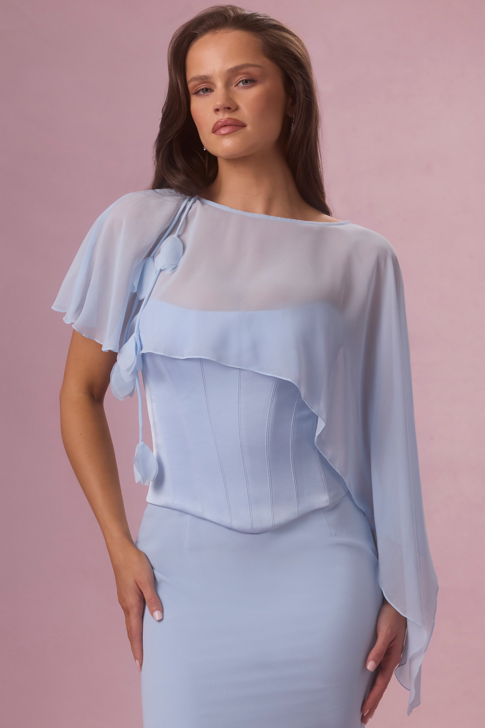 SERENA MAXI DRESS - SKY BLUE