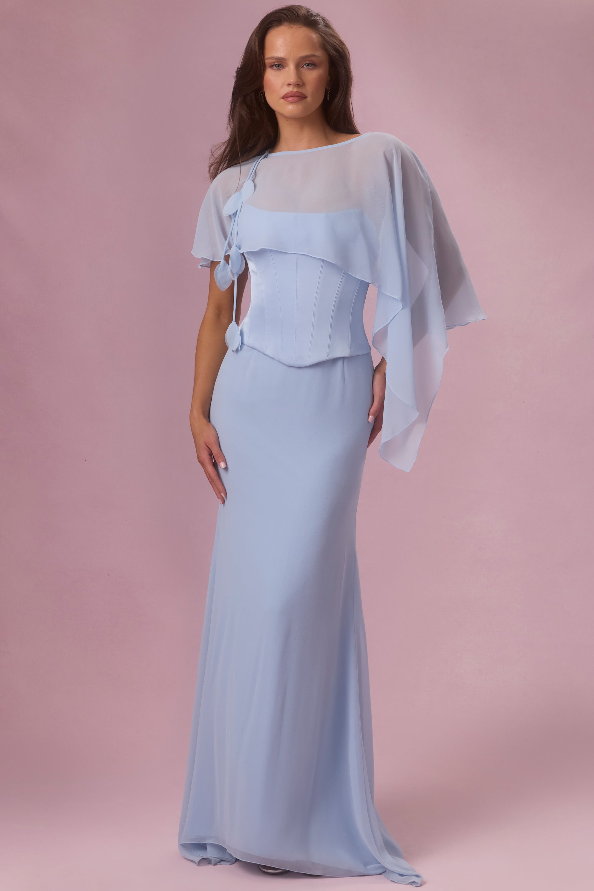 SERENA MAXI DRESS - SKY BLUE