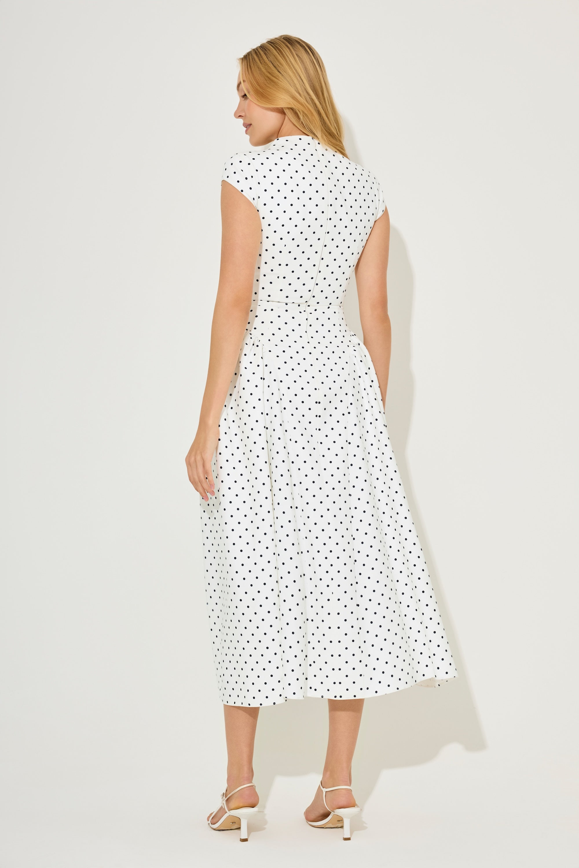 SERAPHINA MIDI DRESS - WHITE