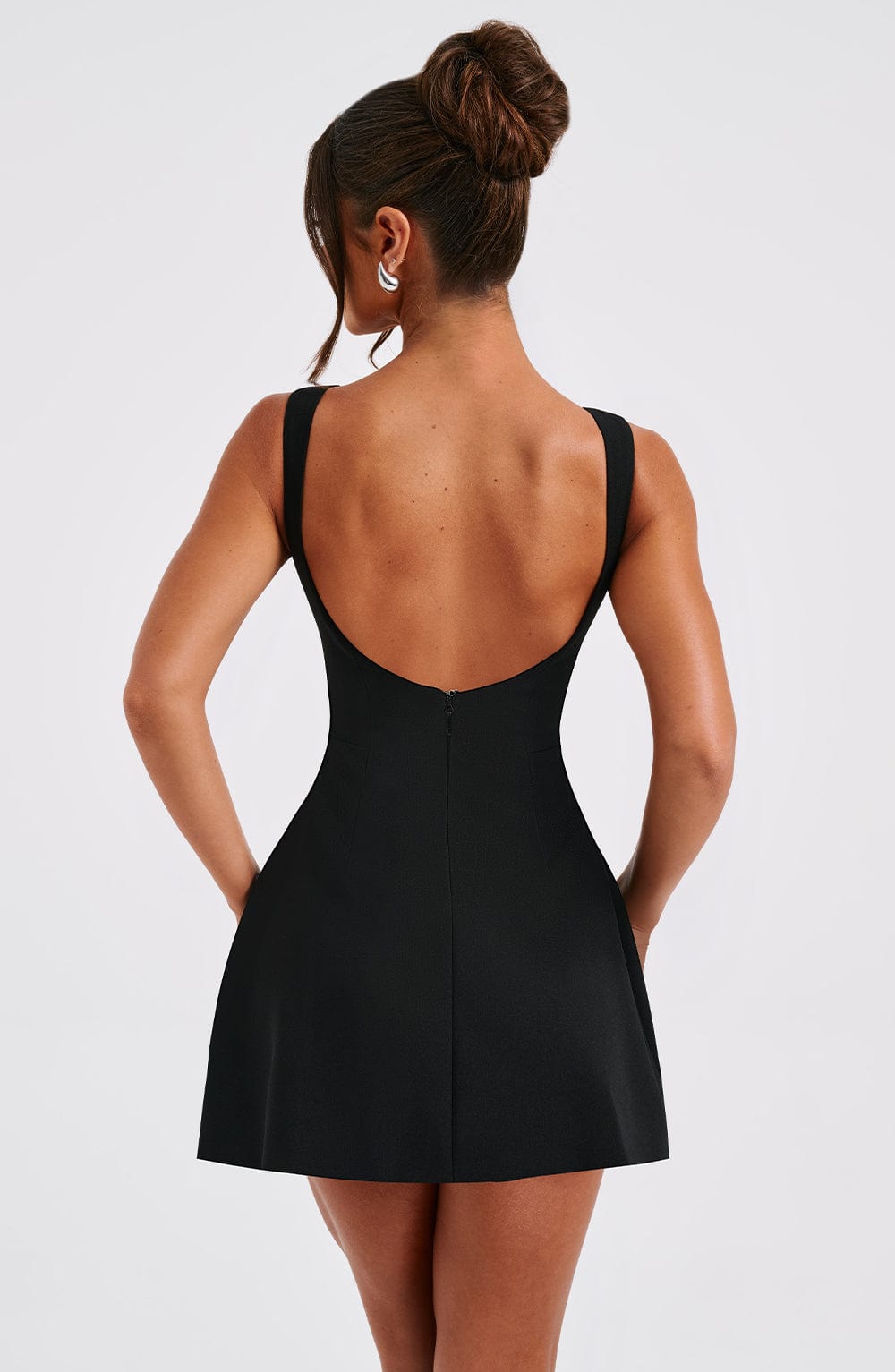 ZARIA MINI DRESS - BLACK