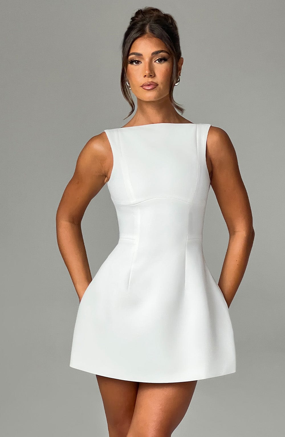 ZARIA MINI DRESS - IVORY