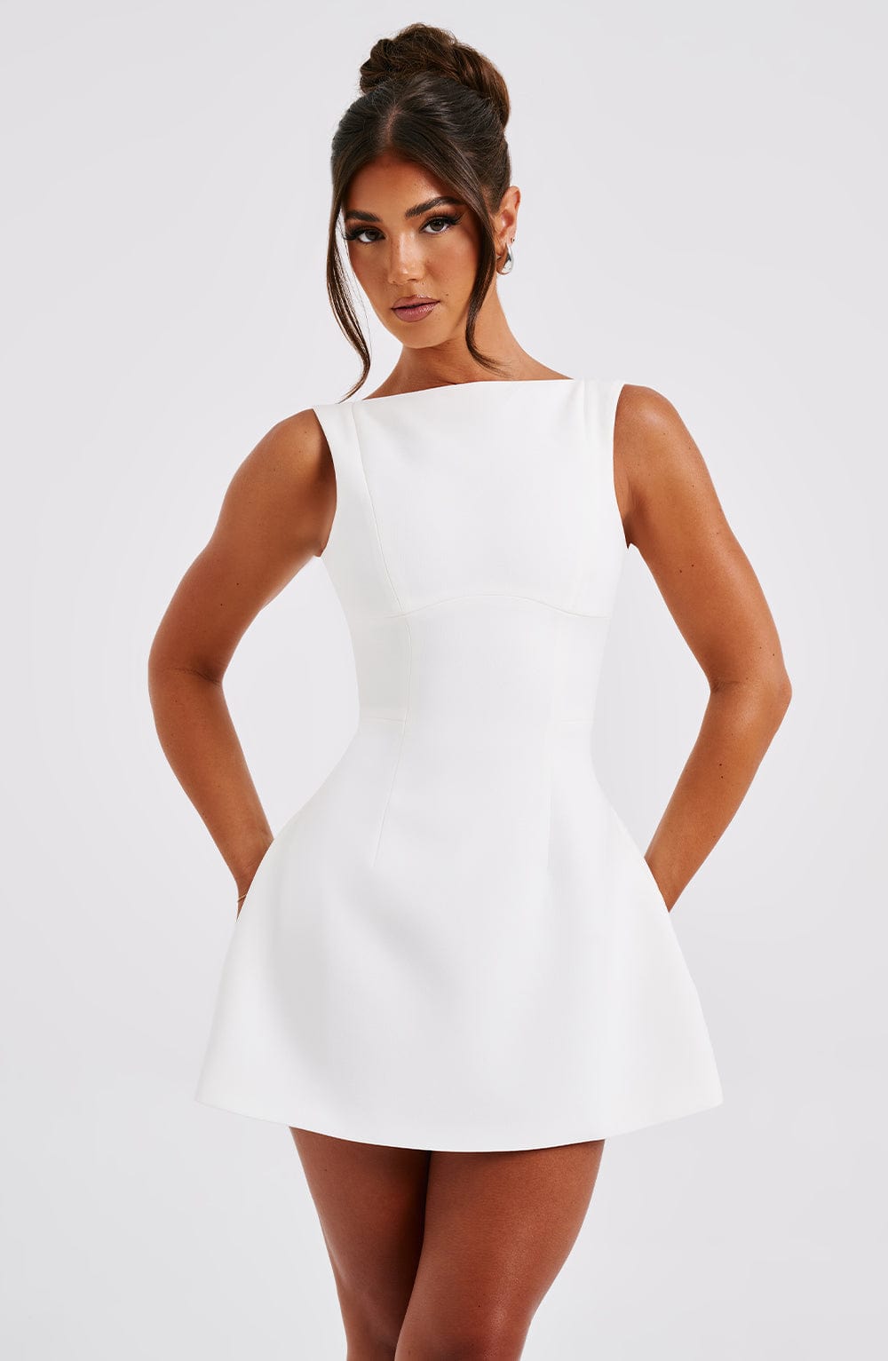 ZARIA MINI DRESS - IVORY