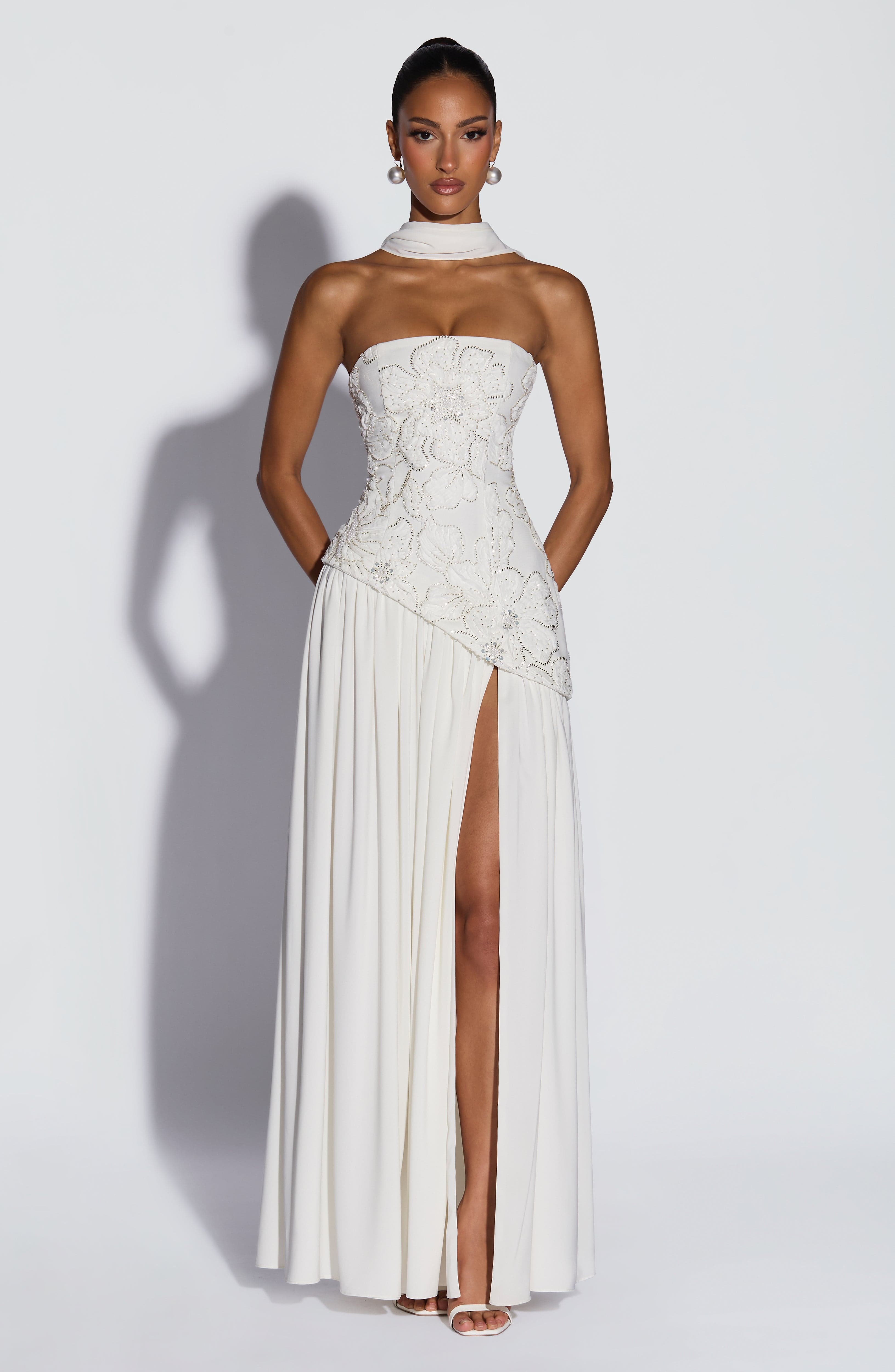 AURELIA MAXI DRESS - IVORY