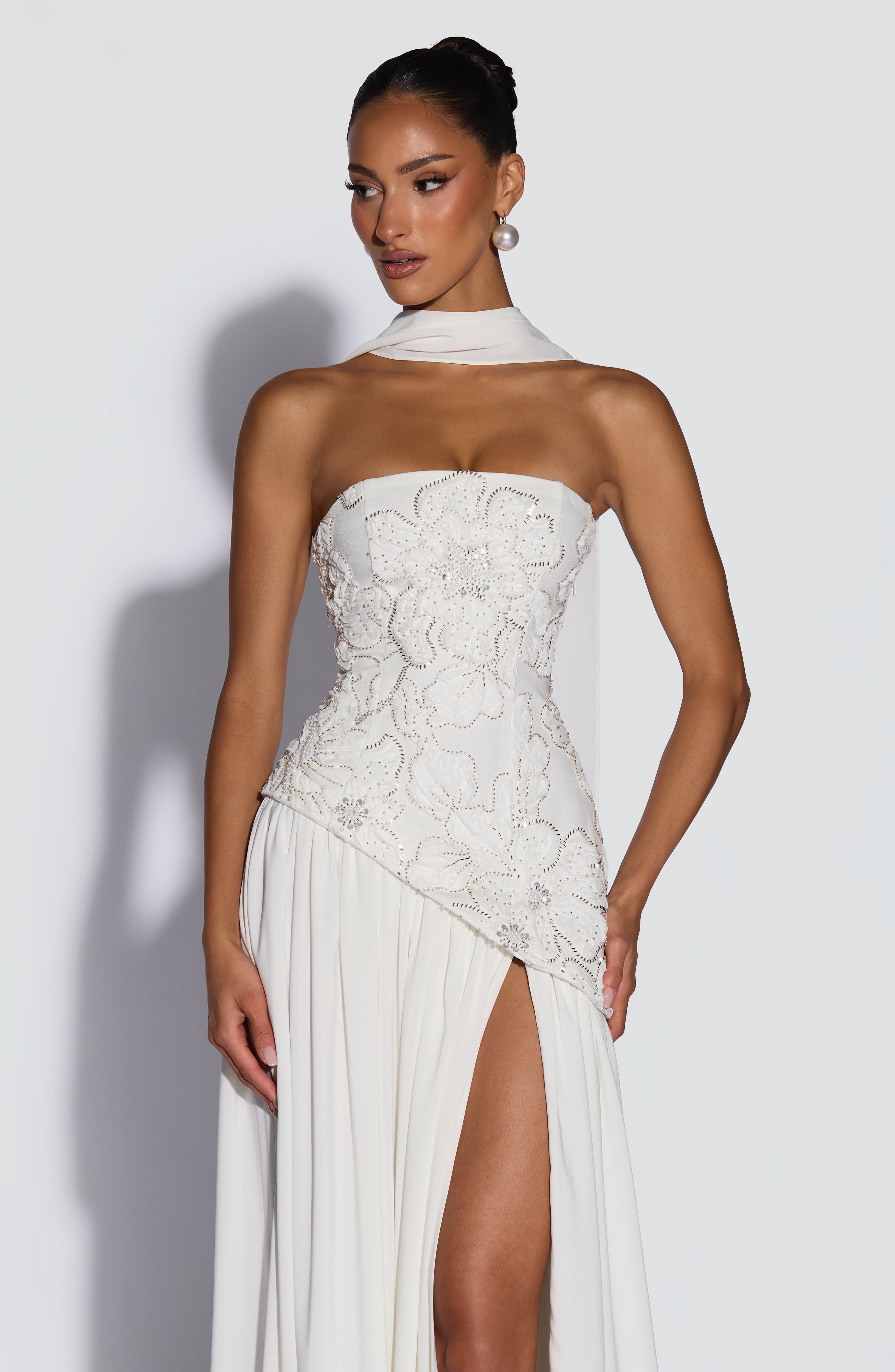 AURELIA MAXI DRESS - IVORY