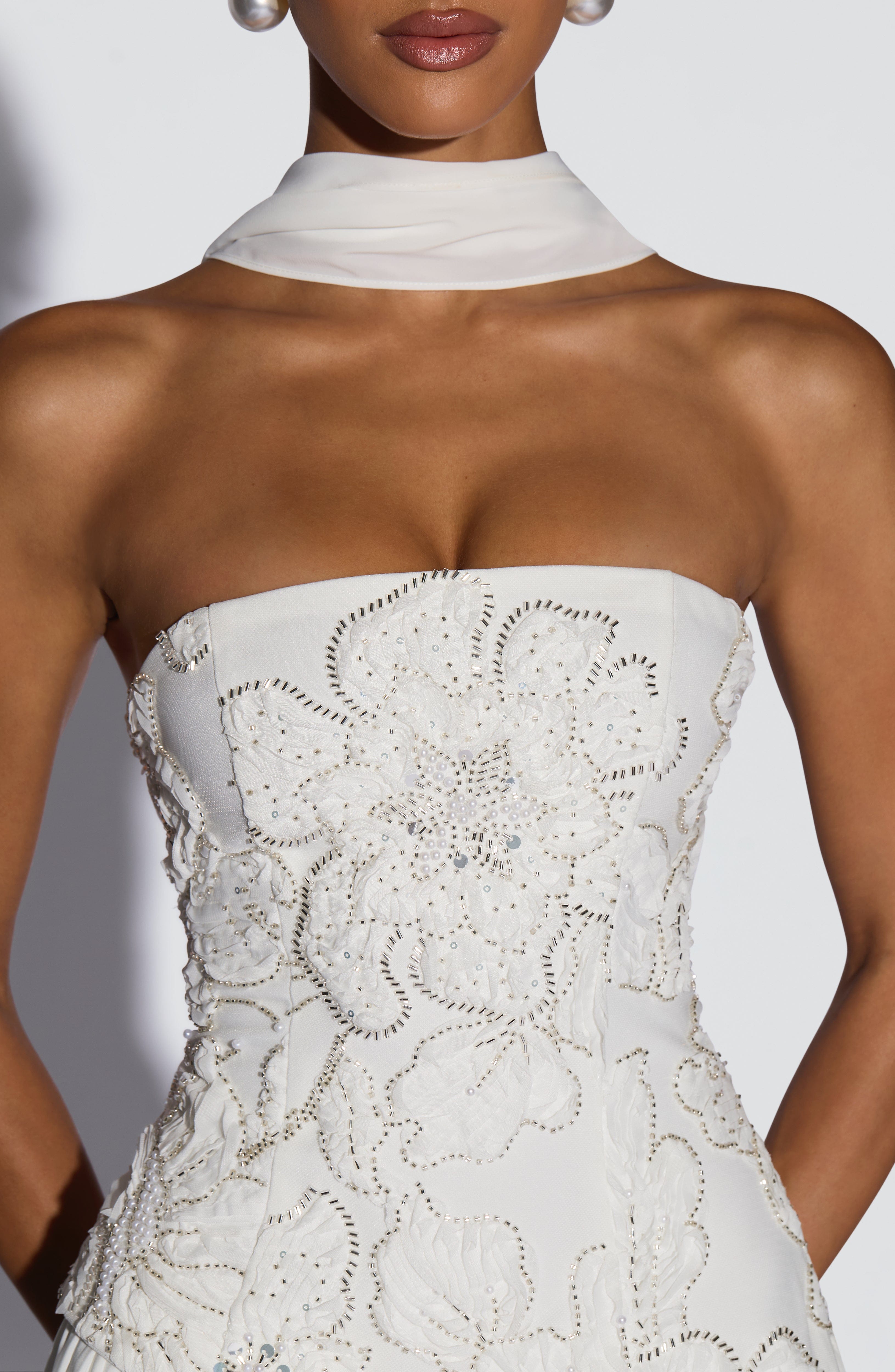 AURELIA MAXI DRESS - IVORY
