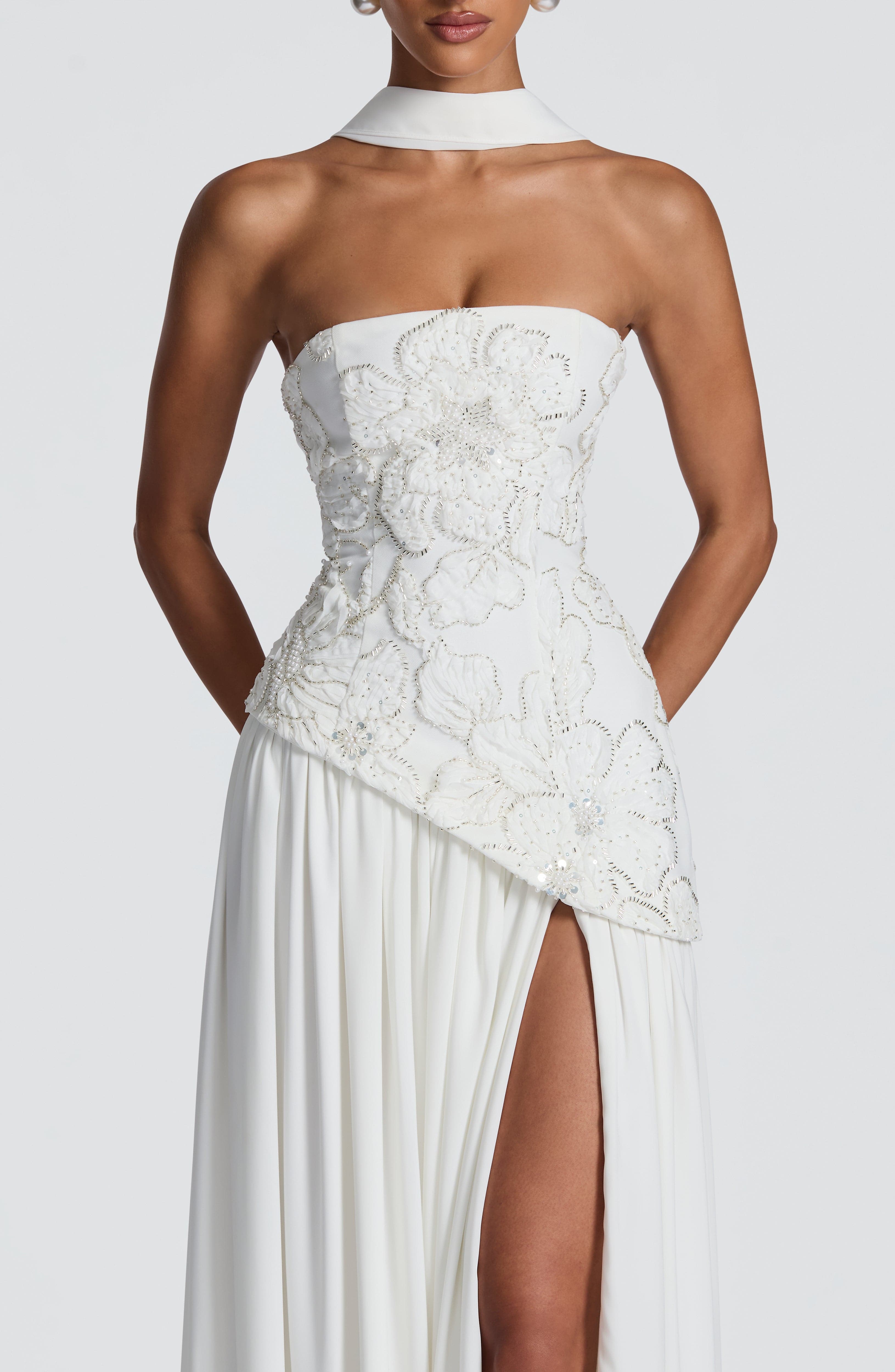 AURELIA MAXI DRESS - IVORY